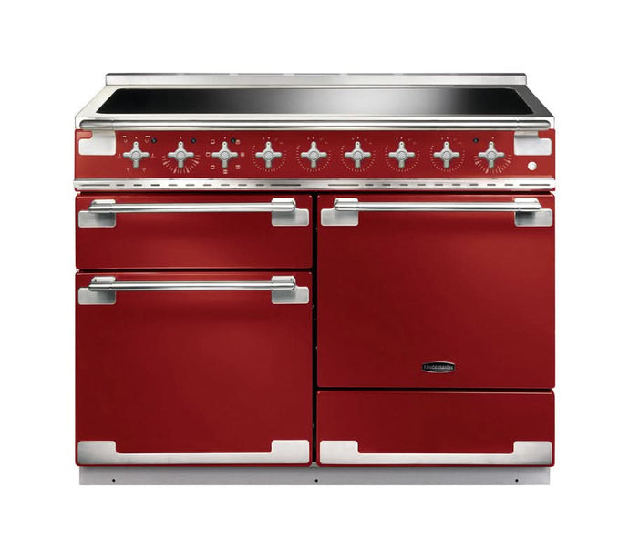 Rangemaster Elise 110 | Induction | Cherry Red | Chrome Trim | ELS110EIRD/