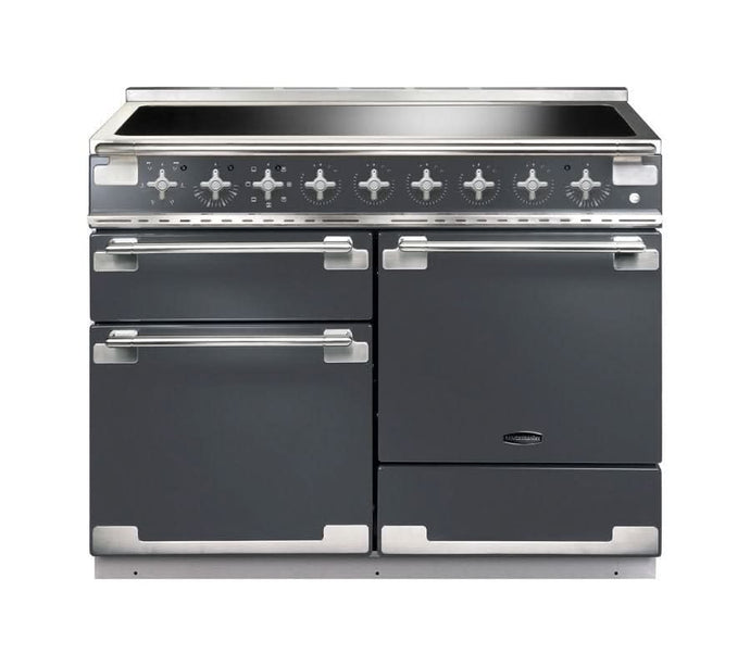 induction rangemaster elise 110 in slate with chrome trim