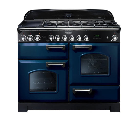 Rangemaster Classic Deluxe 110 | Dual Fuel | Blue | CDL110DFFRB/C