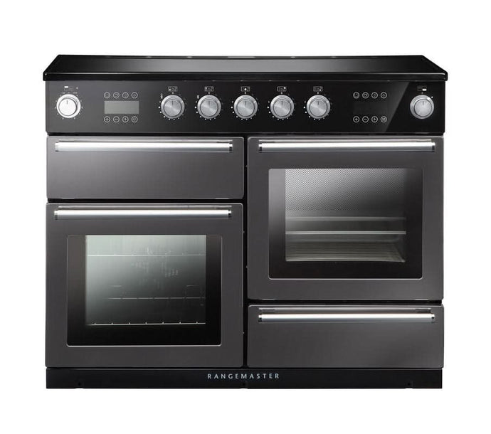 induction rangemaster nexus steam oven 110 in slate with chrome trim