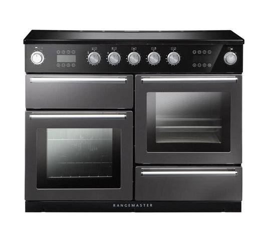 induction rangemaster nexus steam oven 110 in slate with chrome trim
