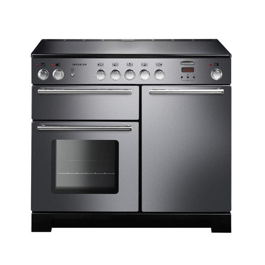 Rangemaster Infusion 100 | Induction | Stainless Steel | Chrome Trim | INF100EISS/