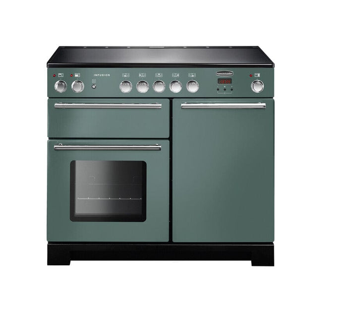 Rangemaster Infusion 100 | Induction | Mineral Green | Chrome Trim | INF100EIMG/