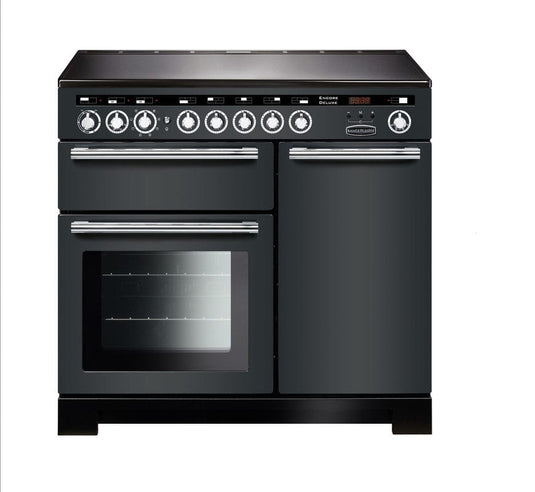 Rangemaster Encore Deluxe 100 | Induction | Stainless Steel | Chrome Trim | EDL100EISS/C