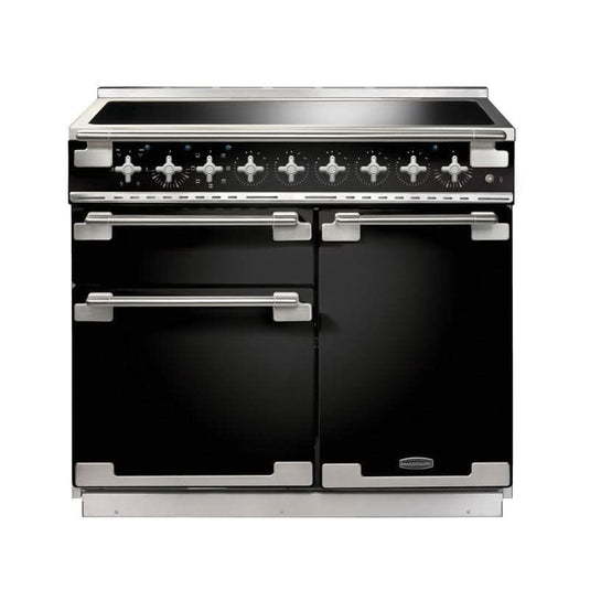 Rangemaster Elise 100 | Induction | Gloss Black | Chrome Trim | ELS100EIGB/