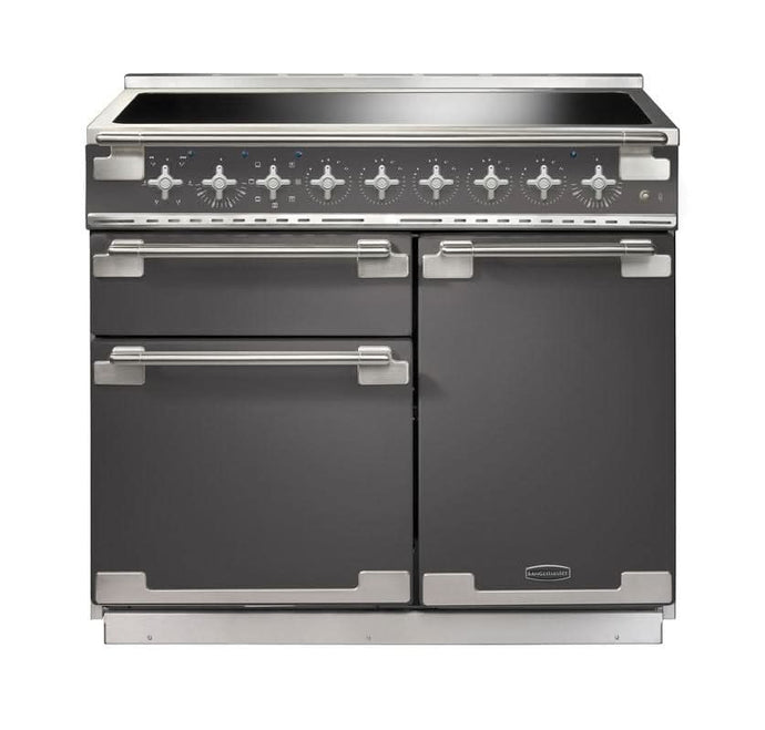 induction rangemaster elise 100 in slate with chrome trim