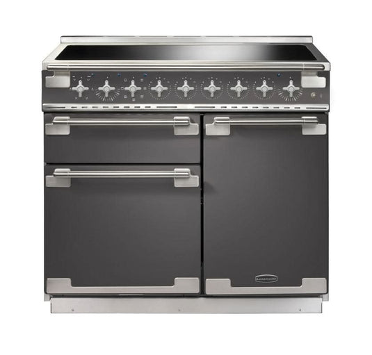 induction rangemaster elise 100 in slate with chrome trim