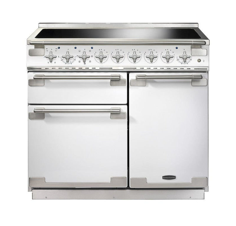 Load image into Gallery viewer, Rangemaster Elise 100 | Induction | White | Chrome Trim | ELS100EIWH/
