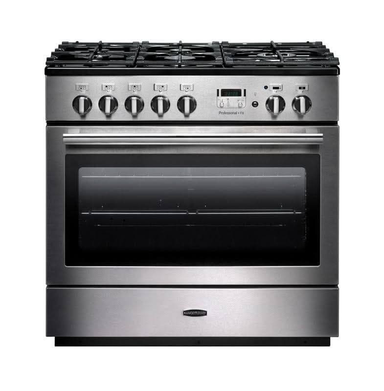 Load image into Gallery viewer, Rangemaster Professional Plus FX 90 | Dual Fuel | Stainless Steel | Chrome Trim | PROP90FXDFFSS/C
