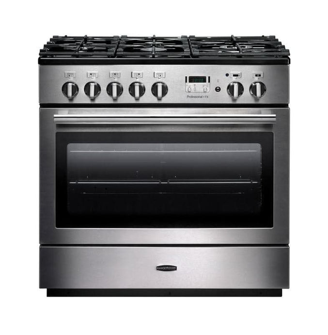 Rangemaster Professional Plus FX 90 | Dual Fuel | Stainless Steel | Chrome Trim | PROP90FXDFFSS/C
