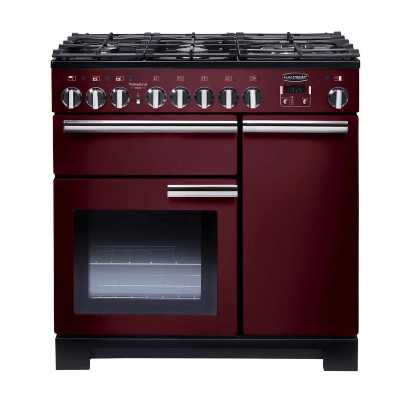 Rangemaster Professional Deluxe 90, Cranberry - Cork - Toss Bryan