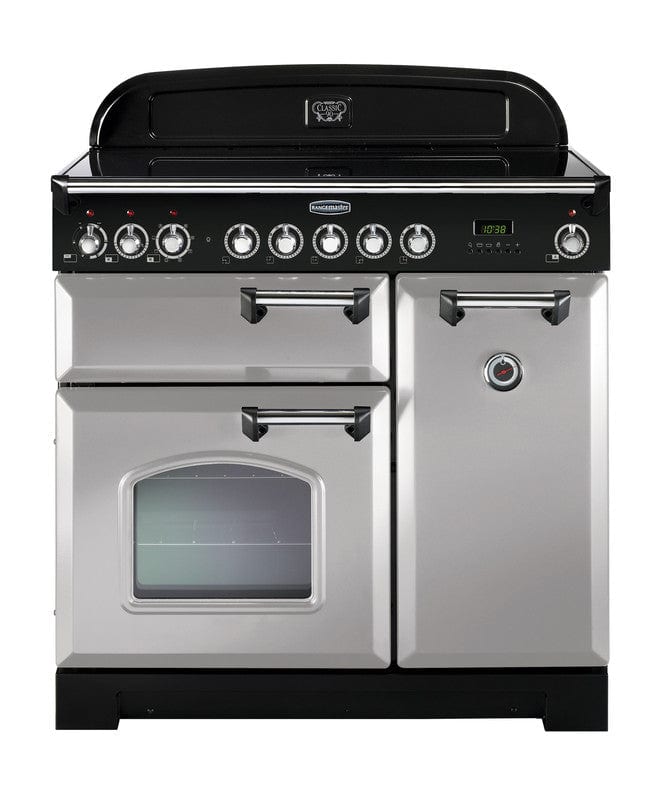 Load image into Gallery viewer, Rangemaster Classic Deluxe 90 | Ceramic | Royal Pearl | Chrome Trim | CDL90ECRP/C
