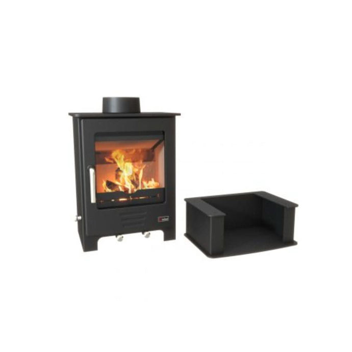 Henley Severn 5kW Logstore Only | Matt Black | ST314