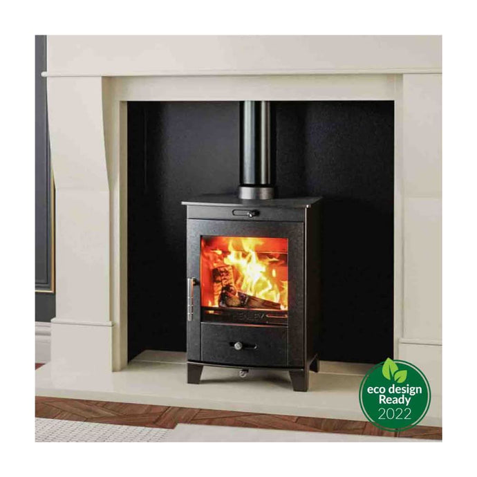 henley redwood 5kw eco multi fuel in matt black