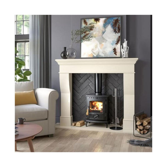 henley rosewood 5kw eco multi fuel in matt black