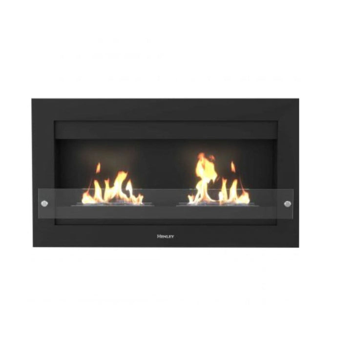 henley oslo 900 bio ethanol stove, wall mounted, in black