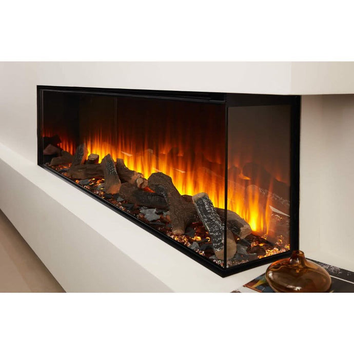 henley forest 1600 electric fire, deluxe log set