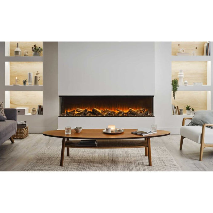 henley forest 1900 electric fire, deluxe log set