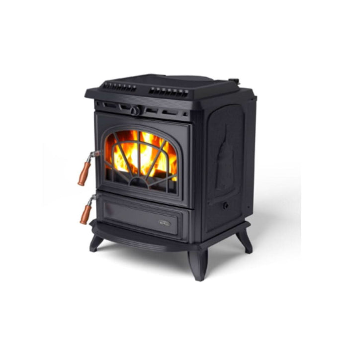 stanley erin 14.2kw eco boiler multi fuel in matt black