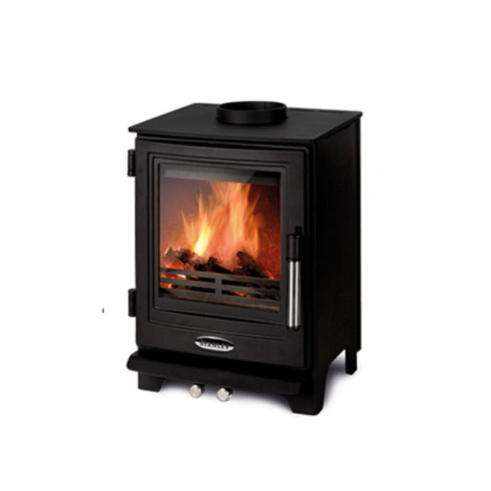 stanley solis wb500 edge 5kw eco wood burner in graphite
