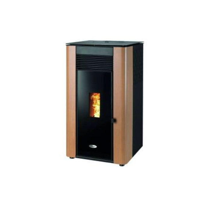 stanley solis K1700+ 14kw wood pellet boiler in oak