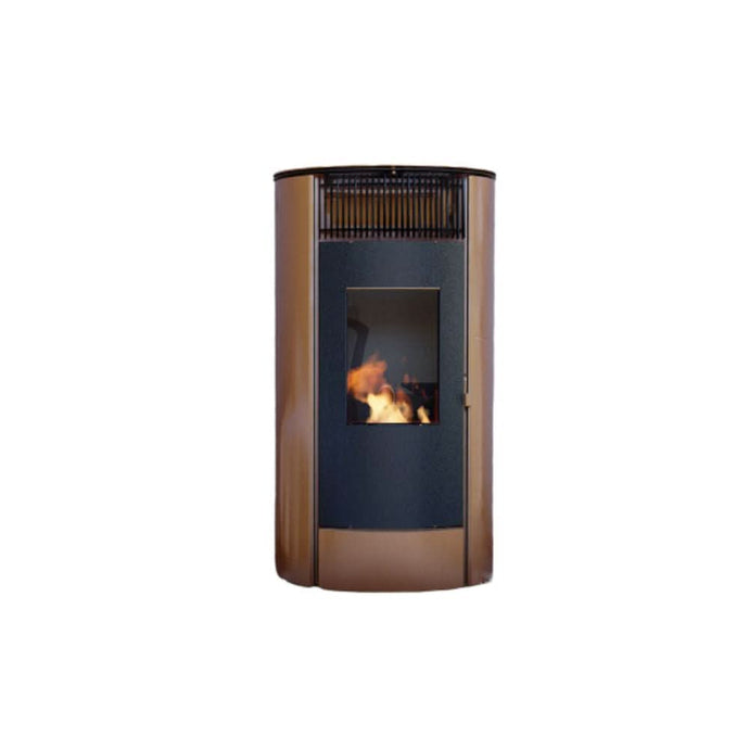 dicla beatrice 10 wood pellet stove in bronze, 10kw