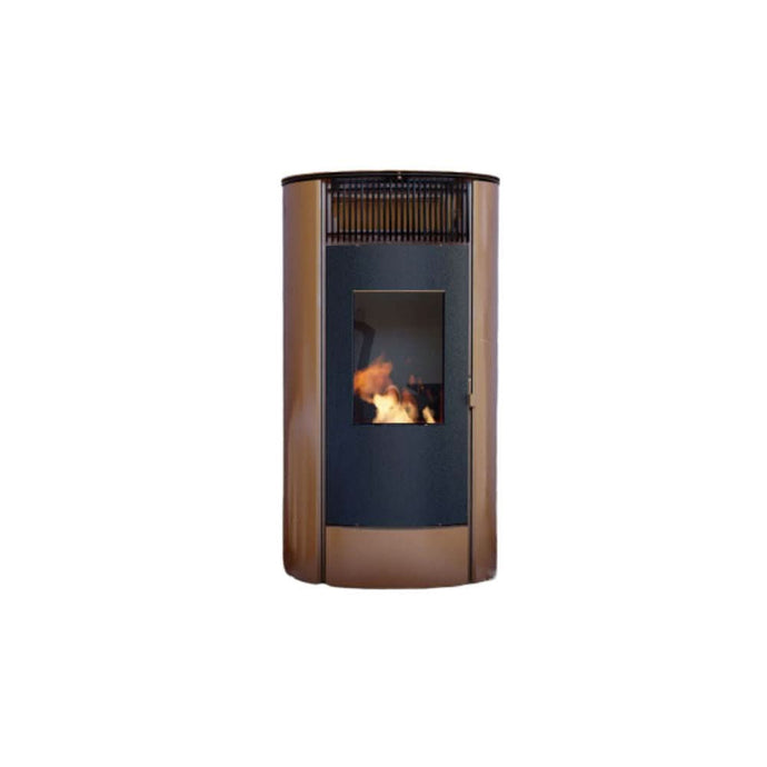 dicla beatrice 8 wood pellet stove in bronze, 8kw