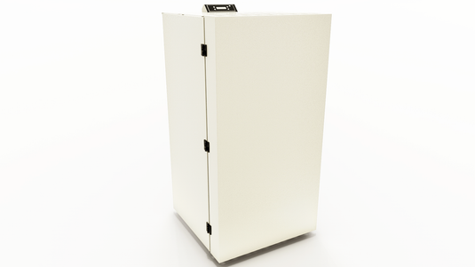 dicla poseidon 18B wood pellet boiler in green, 18kw