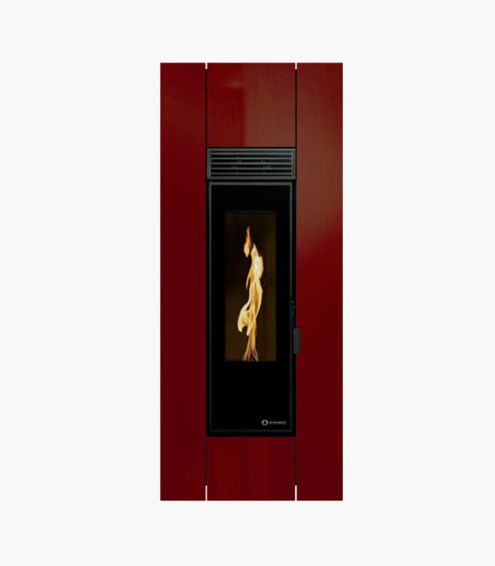 Load image into Gallery viewer, Ecoforest  Boston  15 Ductable Insert Wood Pellet Stove | Red | 15KW | BOS15DR

