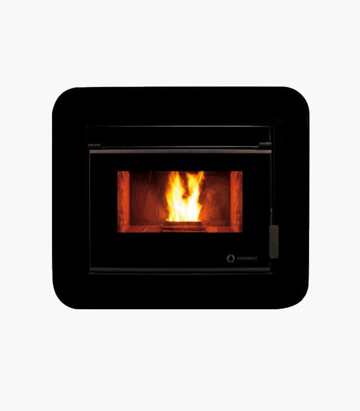 Load image into Gallery viewer, Ecoforest  Cordoba Glass  12 Insert Wood Pellet Stove | Black | 12KW | CORG12B
