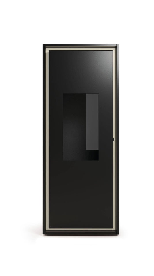 horus calore domus 9 wood pellet stove in black, 9kw