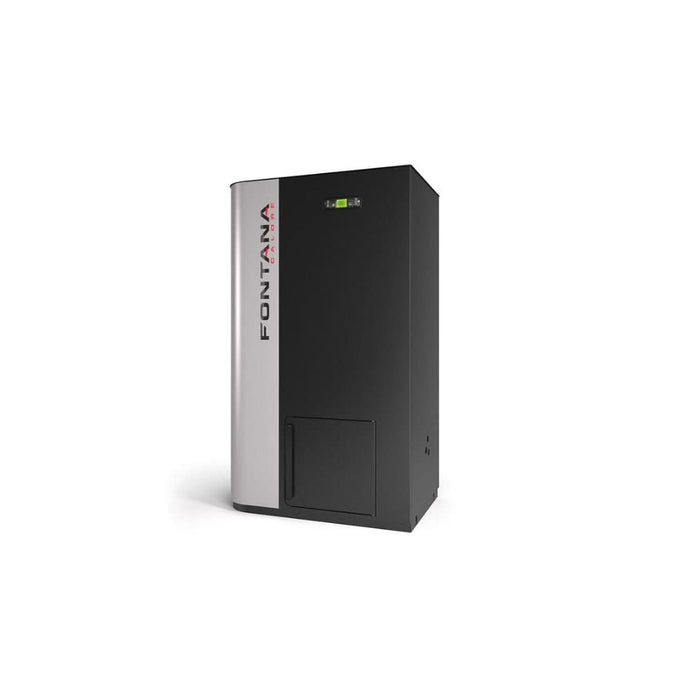horus calore profire 15 wood pellet boiler in black, 15kw