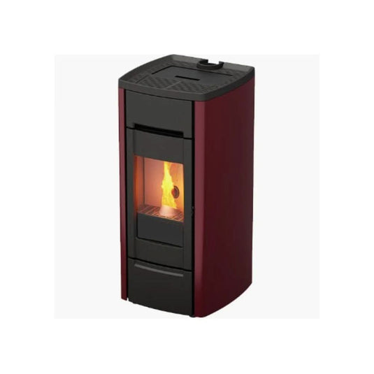 Kalor  98 Cast Iron 8 Wood Pellet Stove | Red | 8KW | 98CI-08R