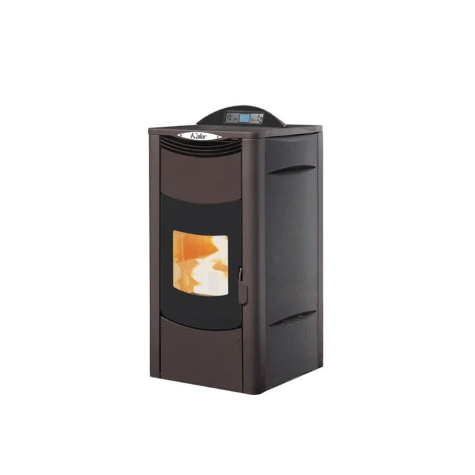 black 28Kw wood pellet boiler