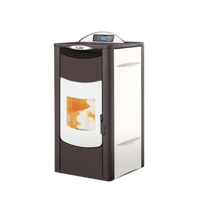 cream 28Kw wood pellet boiler
