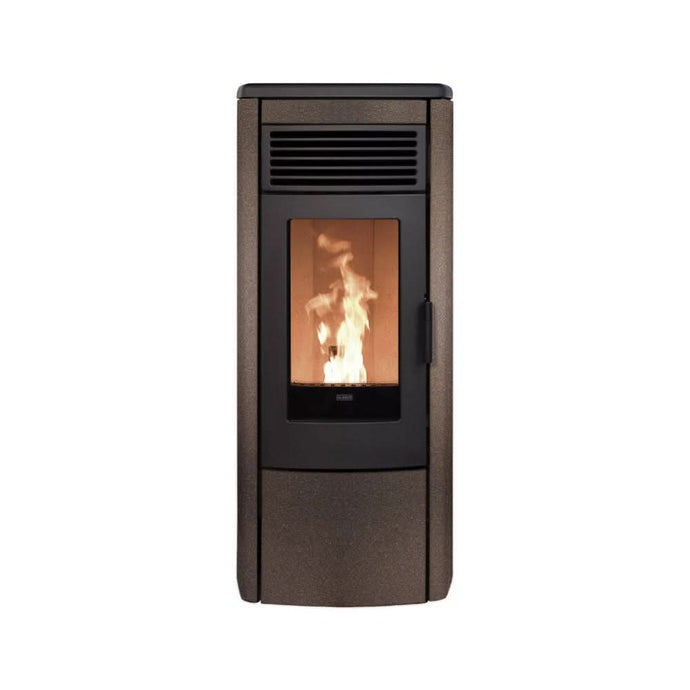 klover aura 100 wood pellet stove in blanc, 9.5kw