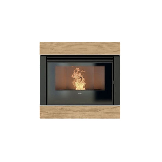 Klover Wave 90 Wood Insert Wood Pellet Stove | 9KW | Wenge | KLW90WWE