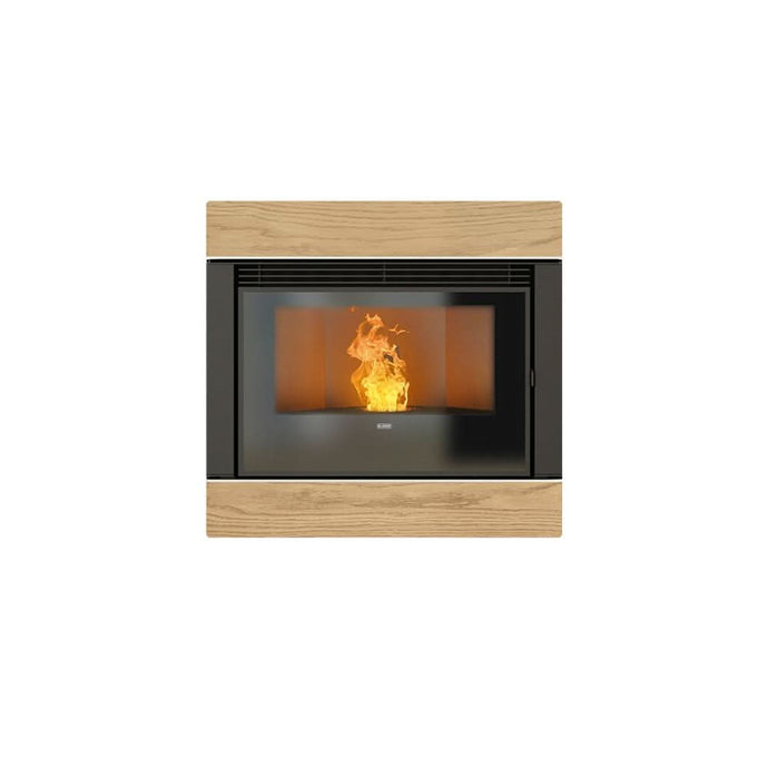 klover wave 110 insert wood pellet stove in rovere, 10.7kw