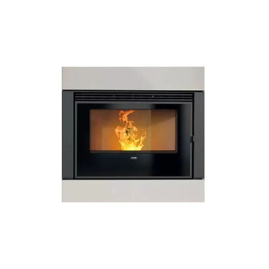 klover wave 110 insert wood pellet stove in blanc, 10.7kw