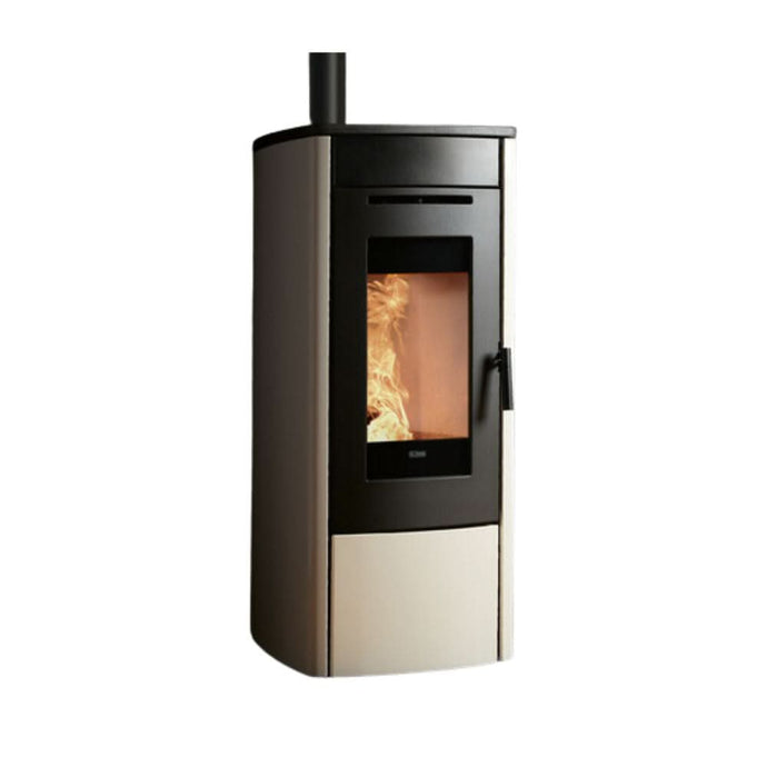 klover soft 100 wood pellet stove in bronze, 10.3kw
