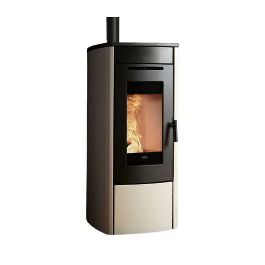 klover multi soft wood pellet stove in bronze, 10.3kw