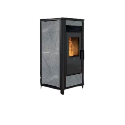klover class 90 multi air wood pellet stove in soap stone, 8.5kw