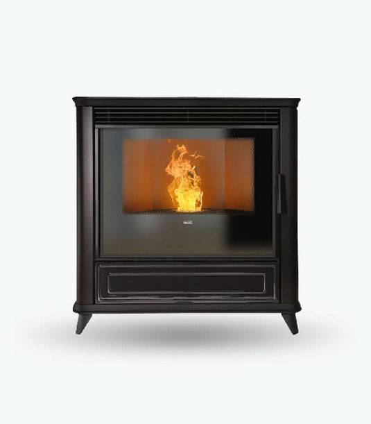 Klover Lady Multi Air Wood Pellet Stove | 10.7KW | Bordeaux | KLLDCBO