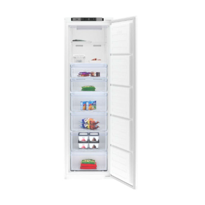 white integrated freezer