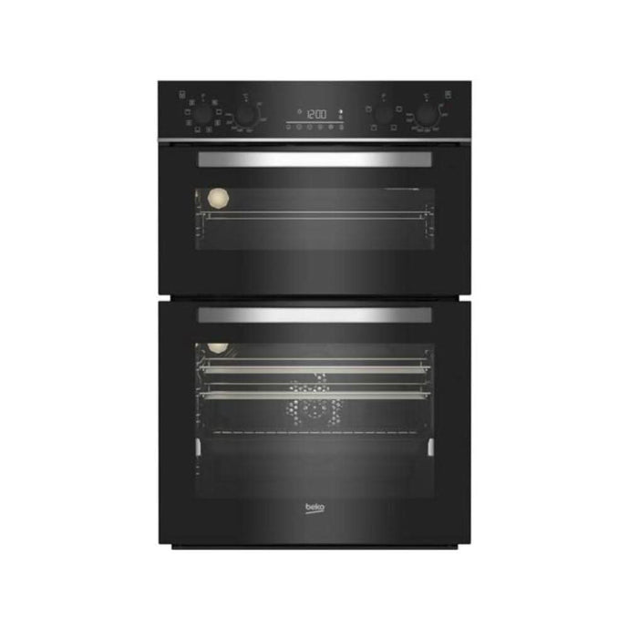 black double oven