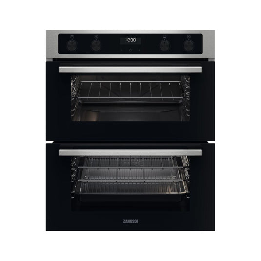 Zanussi Under Counter Double Oven | Stainless Steel | ZPCNA4X1