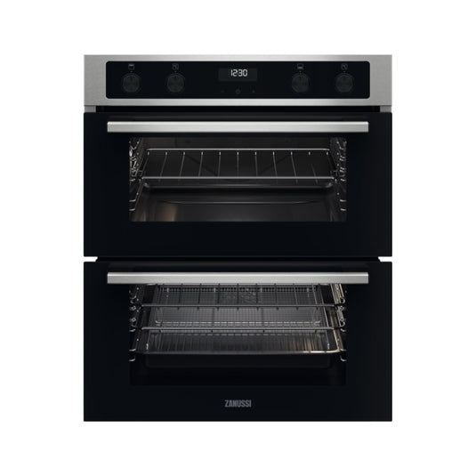 Zanussi Under Counter Double Oven | Stainless Steel | ZPCNA4X1