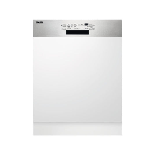 Zanussi Semi Integarted Dishwasher | Stainless Steel | ZDSN653X2
