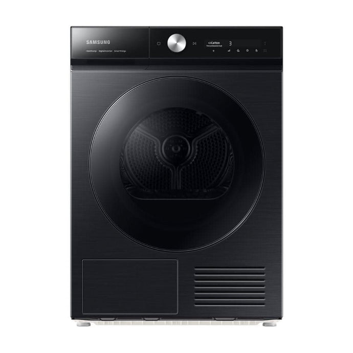black stainless steel heat pump dryer