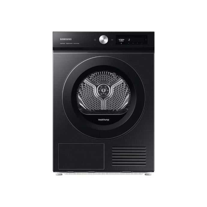 black stainless steel heat pump dryer